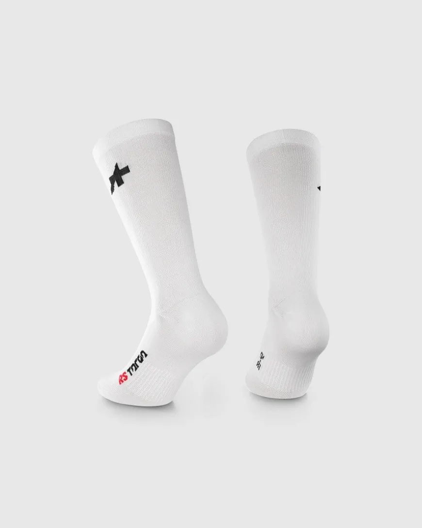 Assos RS Socks Targa White Holy White