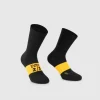 Assos Spring Fall Socks Black Black Series