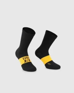 Assos Spring Fall Socks Black Black Series