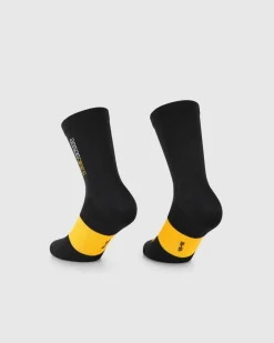 Assos Spring Fall Socks Black Black Series