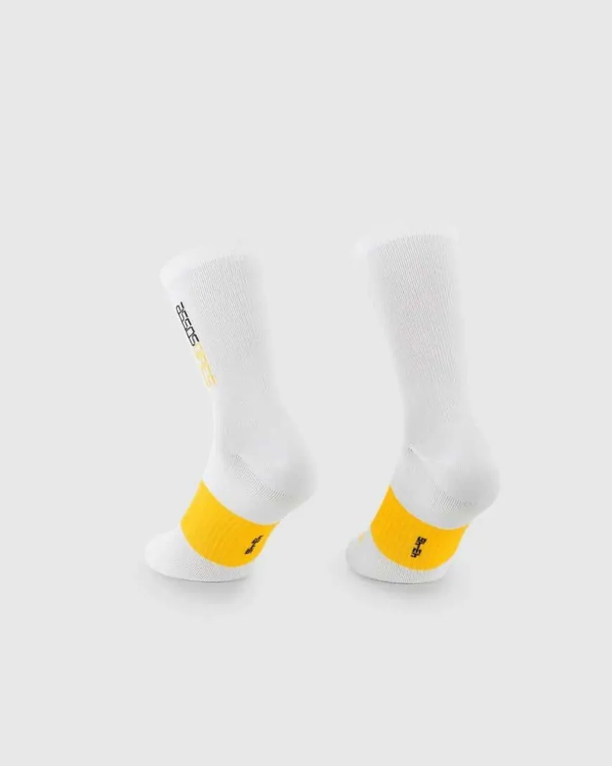 Assos Spring Fall Socks White White Series