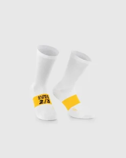 Assos Spring Fall Socks White White Series