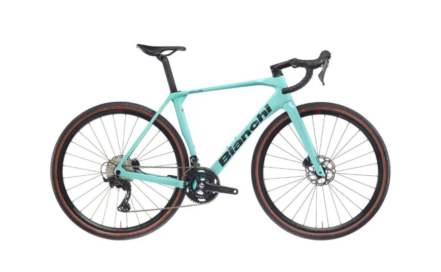 Bianchi Impulso COMP GRX 610 Celeste / Graphite Glossy Heren