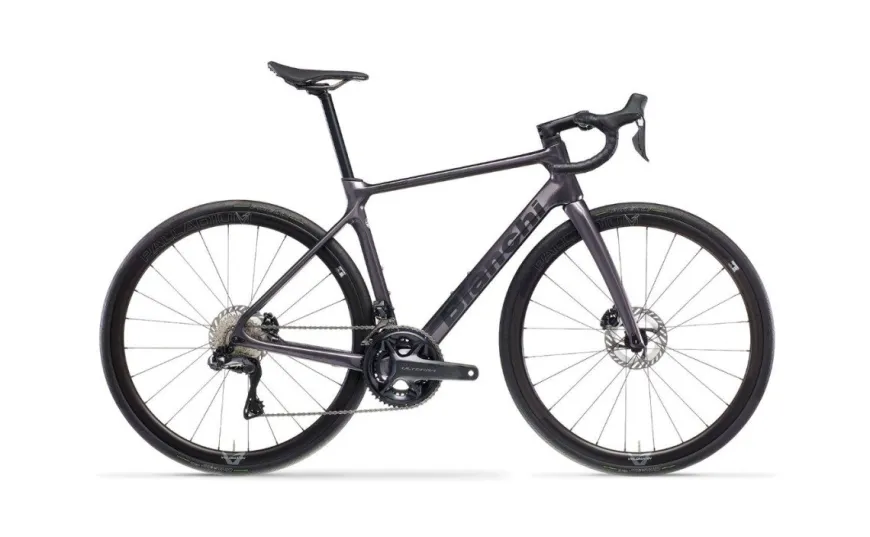 Bianchi Infinito Ultegra Di2 Purple Black / Glossy Black Heren