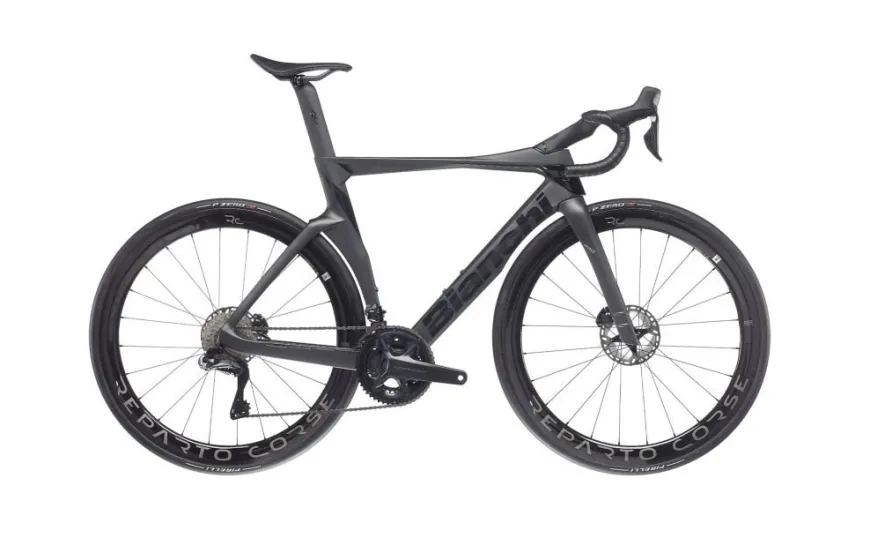 Bianchi Oltre Pro Ultegra Di2 Black Mat / Black Glossy Heren
