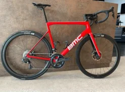 Bmc Teammachine SLR01 Disc Ultegra DI2 Red White Carbon Heren