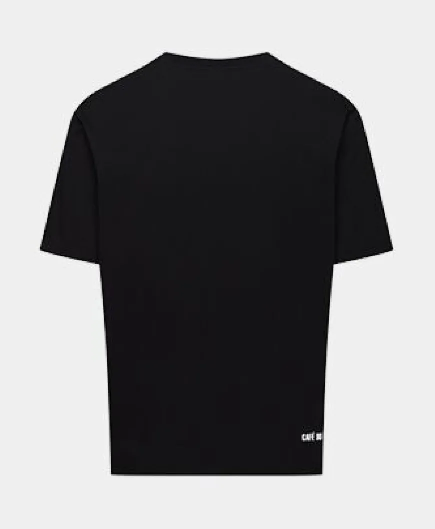 Cafe Du Cycliste Anne T-Shirt Black