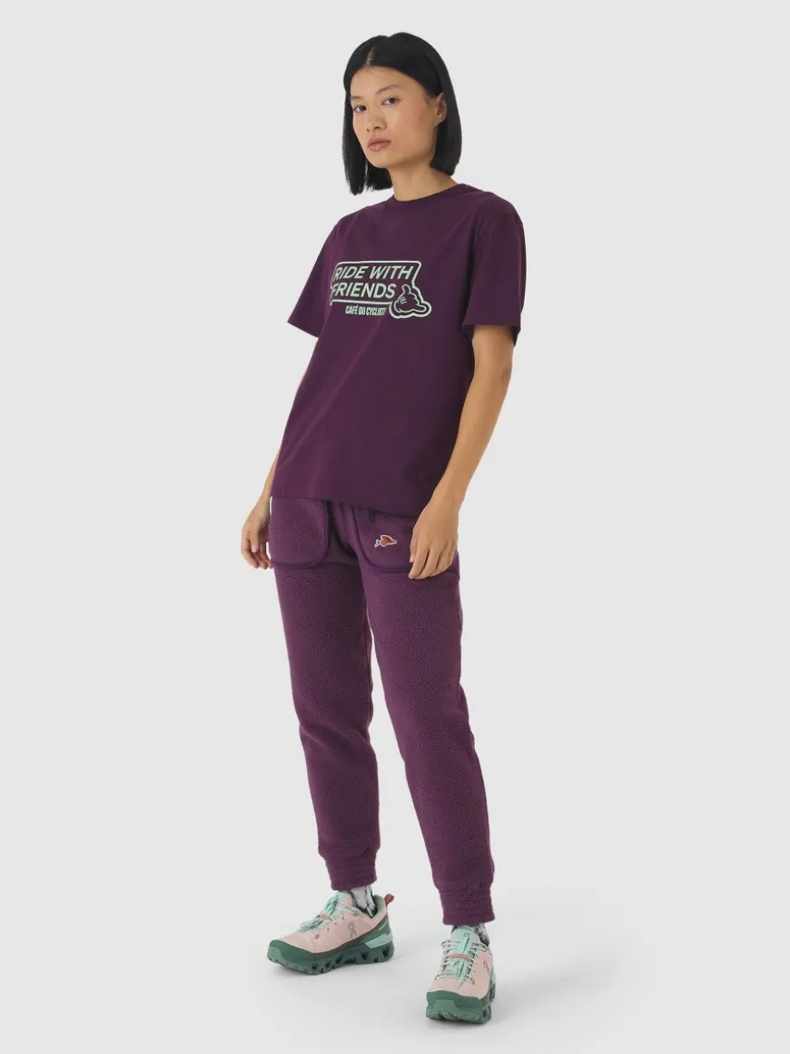 Cafe Du Cycliste Anne T-Shirt Ride Quetsche