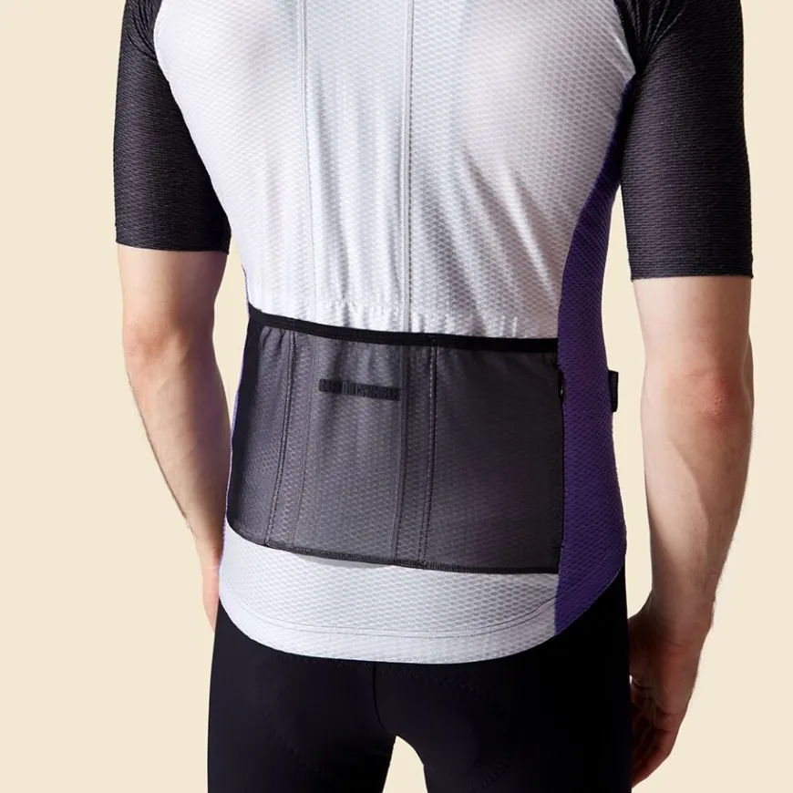 Cafe Du Cycliste Annette Jersey Black Amethyste