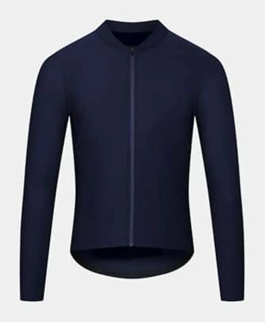 Cafe Du Cycliste Audrey Long Sleeve Jersey Navy