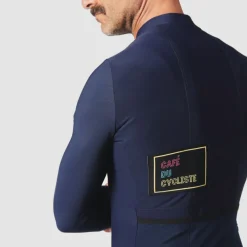 Cafe Du Cycliste Audrey Long Sleeve Jersey Navy