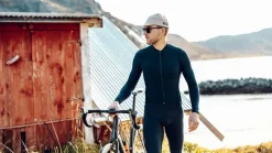 Cafe Du Cycliste Audrey Long Sleeve Jersey Navy