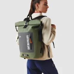 Cafe Du Cycliste Backpack Waterproof Khaki