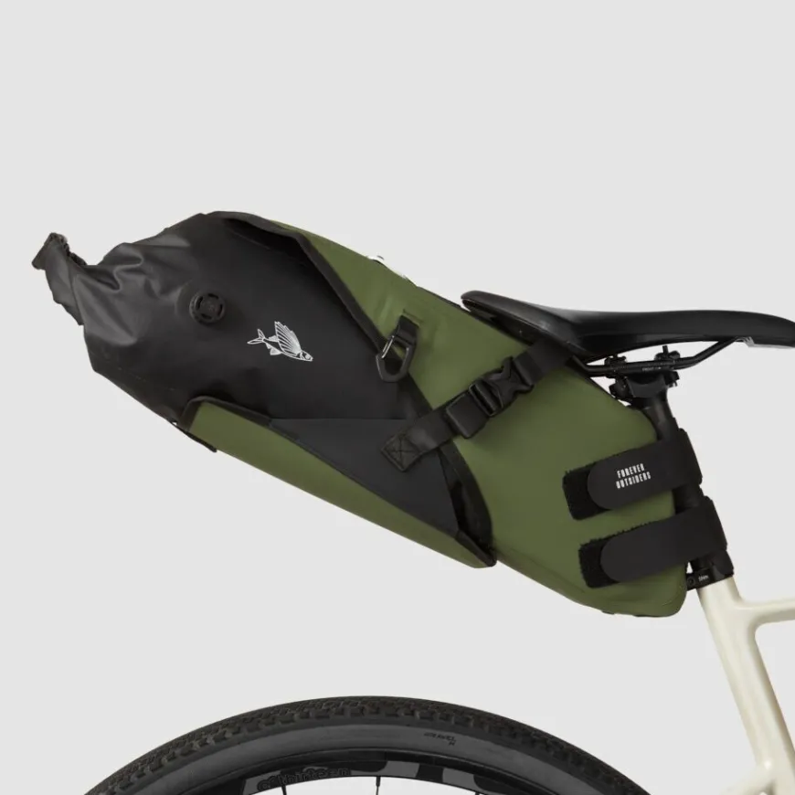 Cafe Du Cycliste Bike Packing Saddle Bag Khaki
