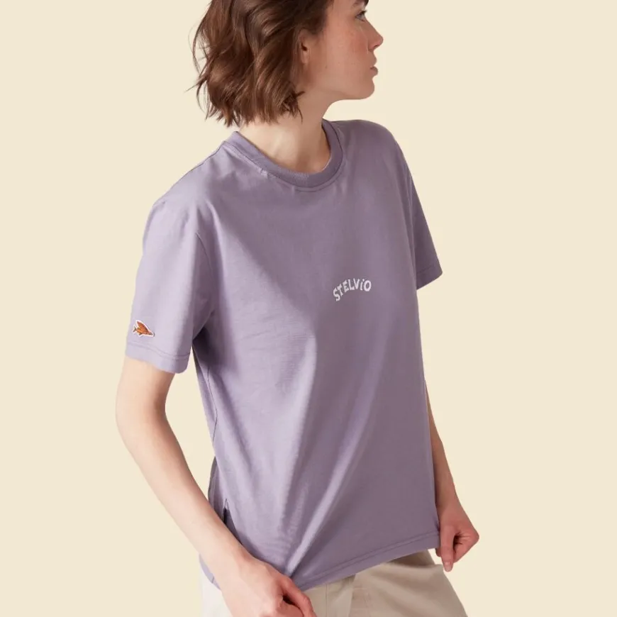 Cafe Du Cycliste Col Stelvio T-Shirt Storm Grey