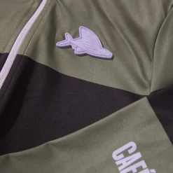 Cafe Du Cycliste Constance Long Sleeve Jersey Black Avocado