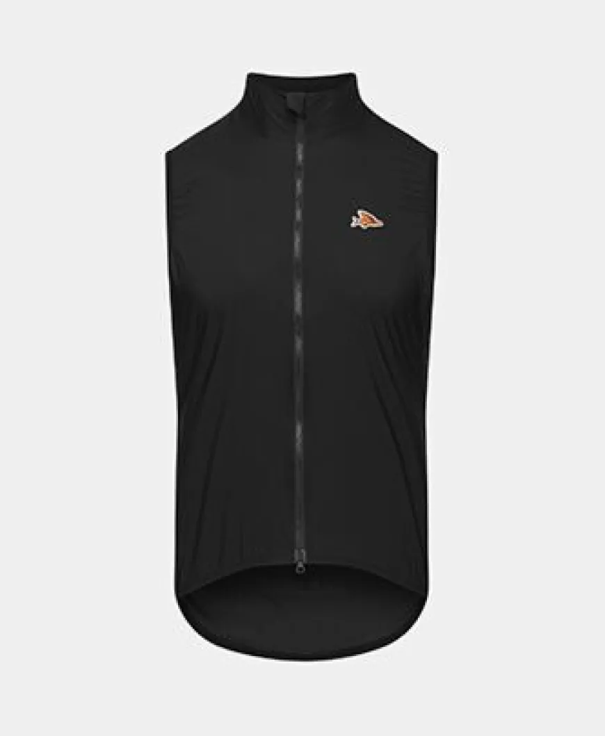 Cafe Du Cycliste Edith Light Gilet Black