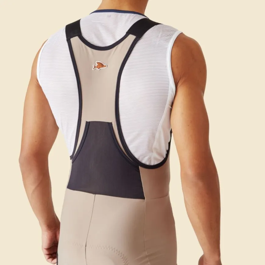 Cafe Du Cycliste Eva Cargo Bibshort Oyster Grey
