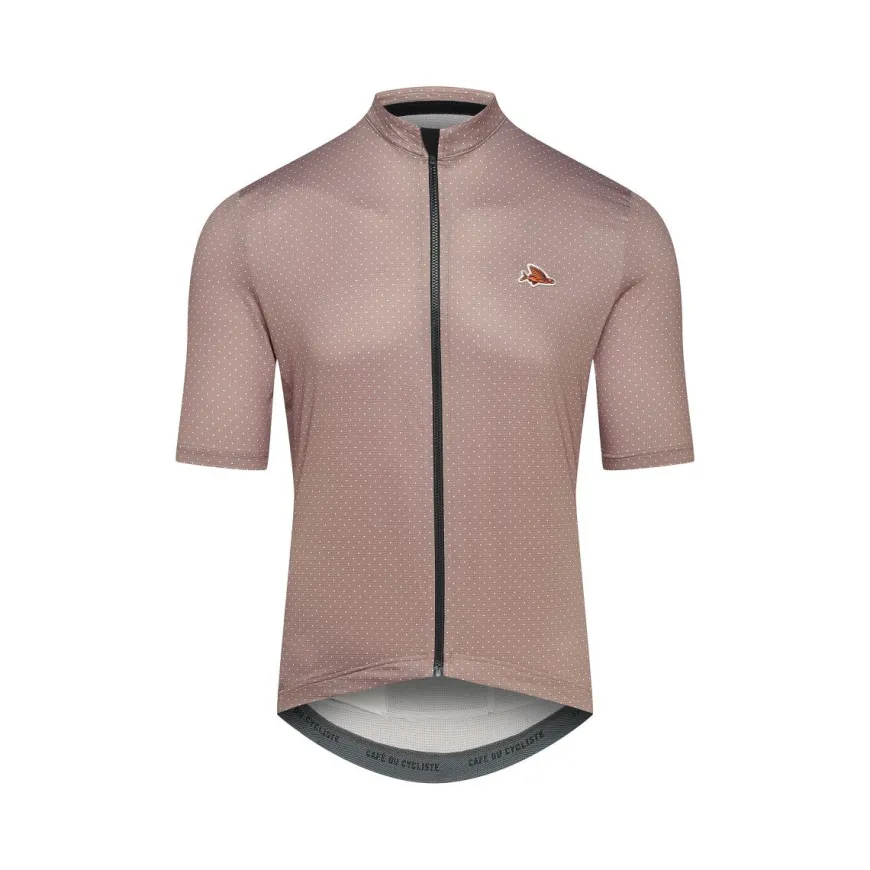 Cafe Du Cycliste Fleurette Jersey Oyster Grey