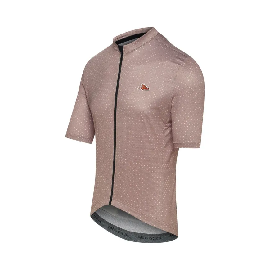 Cafe Du Cycliste Fleurette Jersey Oyster Grey