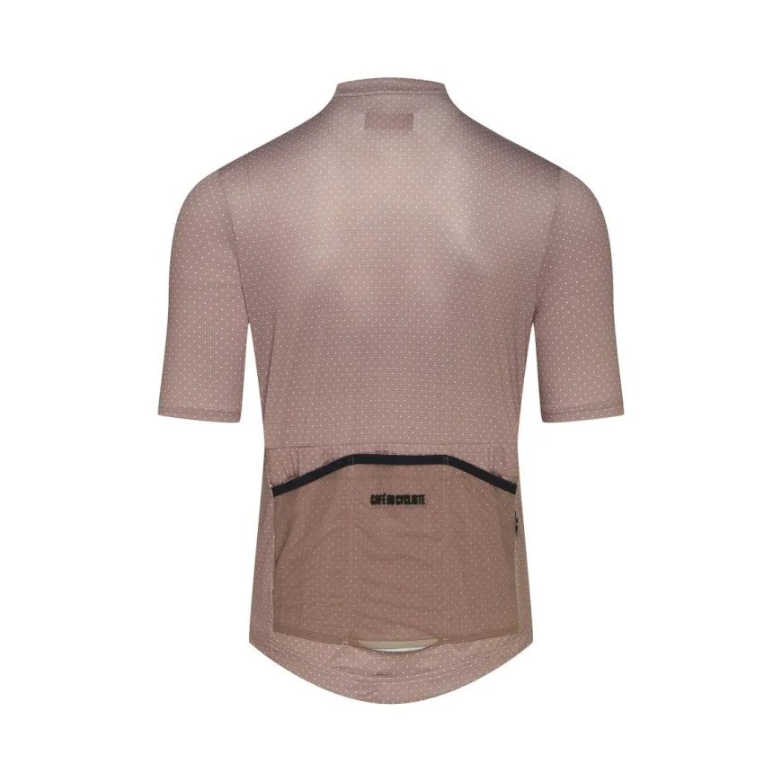 Cafe Du Cycliste Fleurette Jersey Oyster Grey