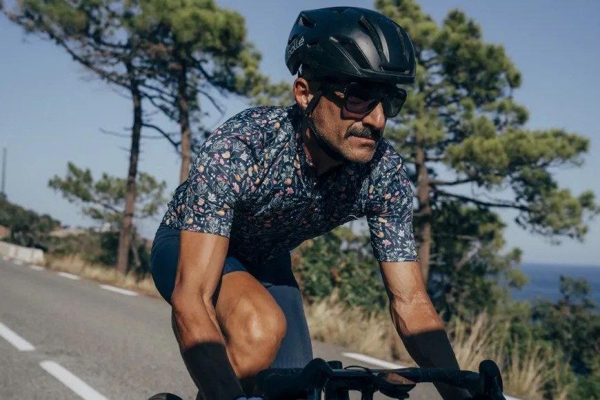 Cafe Du Cycliste Fleurette Jersey Orange Blossom