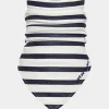 Cafe Du Cycliste Loulou Neck Warmer Blue Stripes