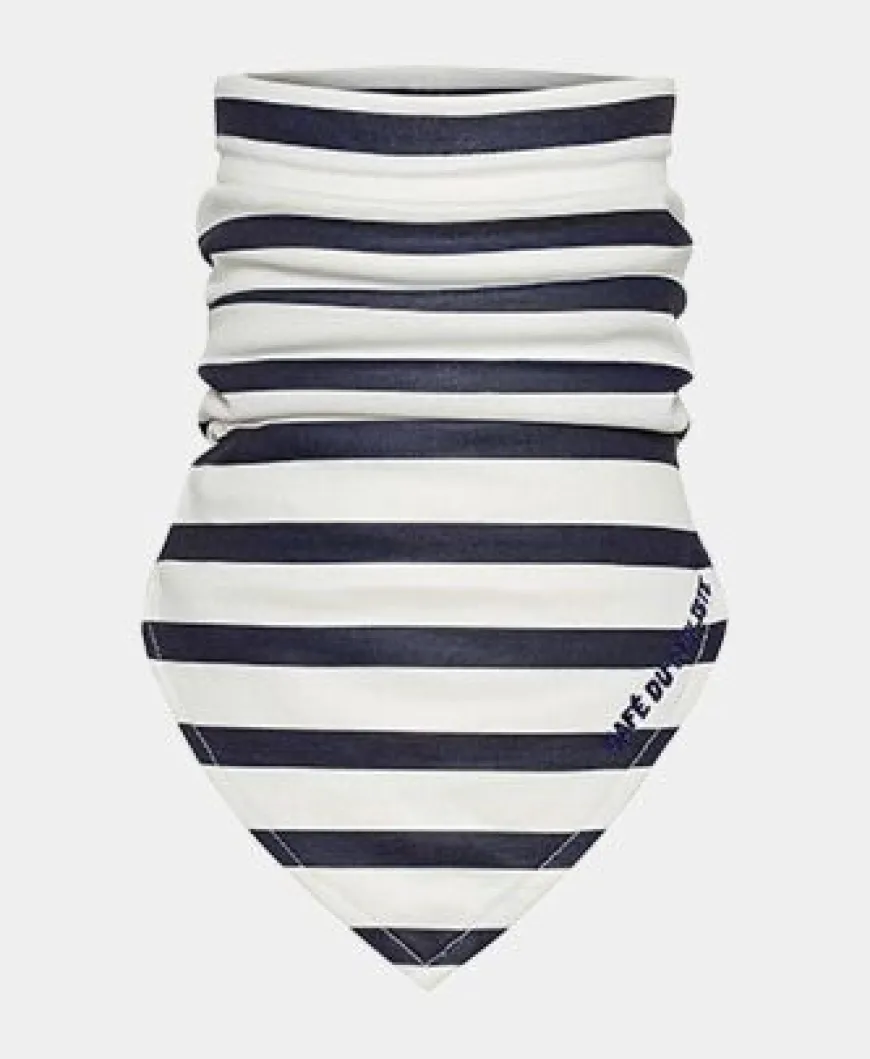 Cafe Du Cycliste Loulou Neck Warmer Blue Stripes