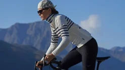 Cafe Du Cycliste Loulou Neck Warmer Blue Stripes