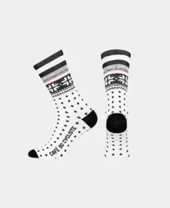 Cafe Du Cycliste Nordic Sock White / Black