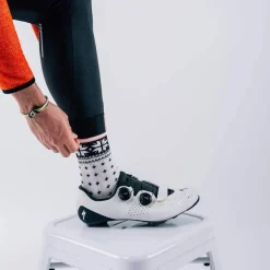 Cafe Du Cycliste Nordic Sock White / Black