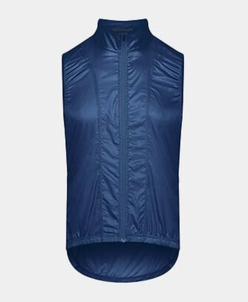 Cafe Du Cycliste Petra Gilet Peacock Blue