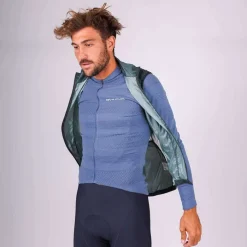 Cafe Du Cycliste Petra Gilet Mountain Green