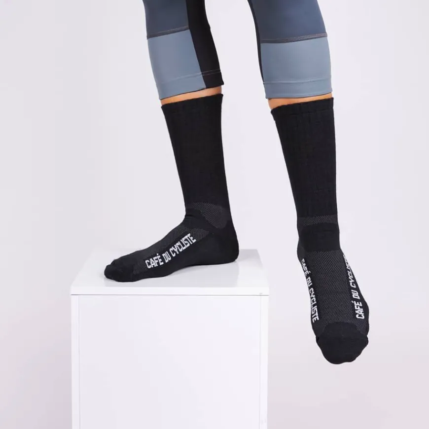 Cafe Du Cycliste Primaloft Sock Black