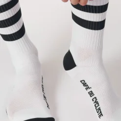 Cafe Du Cycliste Skate Socks Black & Black