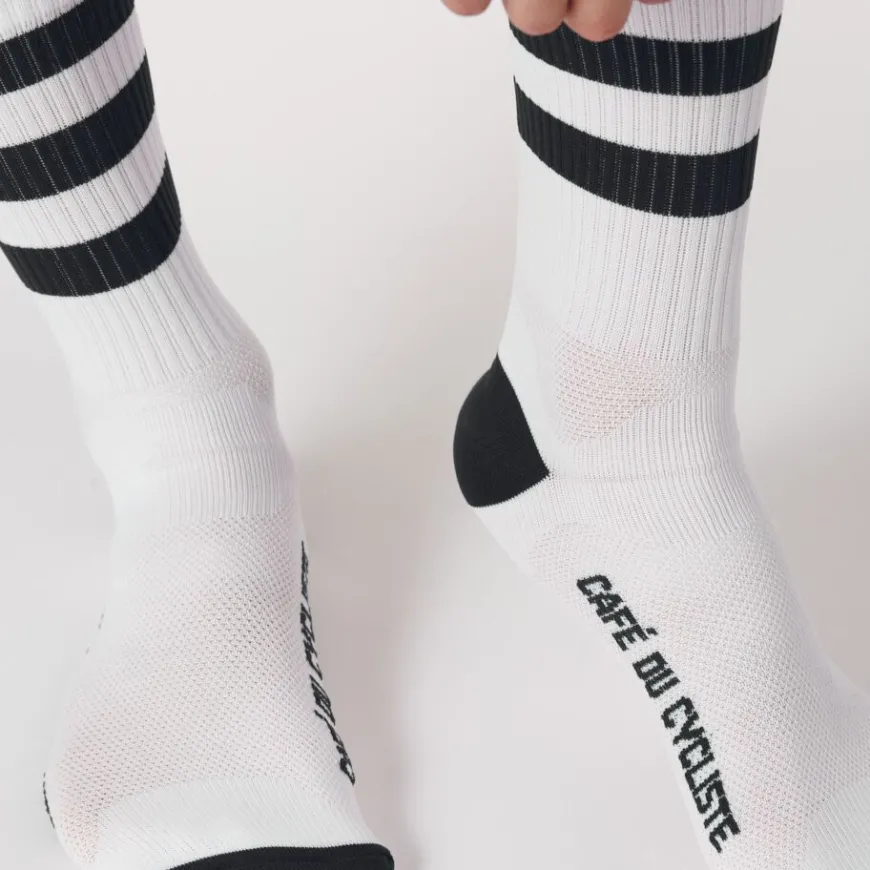 Cafe Du Cycliste Skate Socks Black & Black