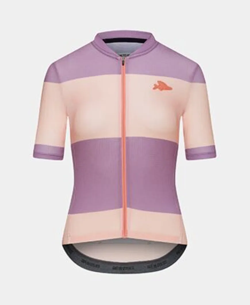 Cafe Du Cycliste Women's Angeline Jersey Sand Glycin