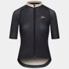 Cafe Du Cycliste Women's Annette Jersey Black Amethyste