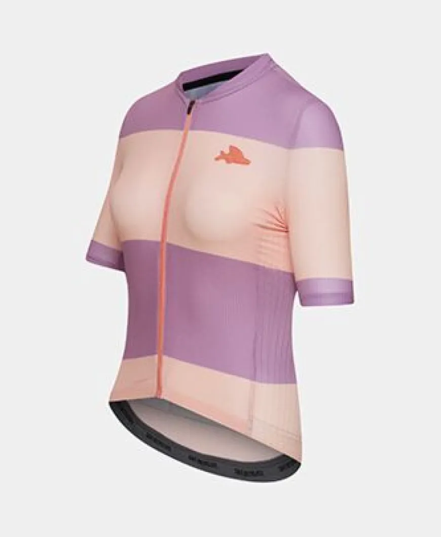Cafe Du Cycliste Women's Angeline Jersey Sand Glycin