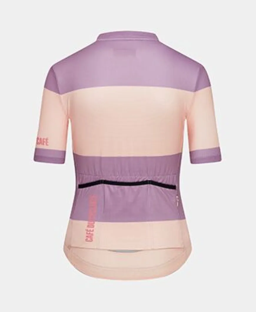 Cafe Du Cycliste Women's Angeline Jersey Sand Glycin