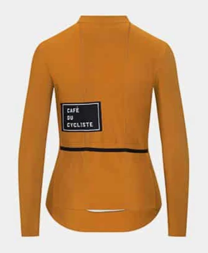 Cafe Du Cycliste Women's Audrey Long Sleeve Jersey Cinnamon