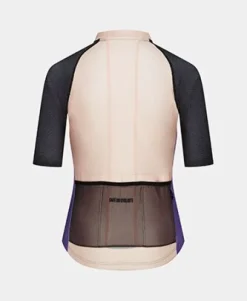 Cafe Du Cycliste Women's Annette Jersey Black Amethyste
