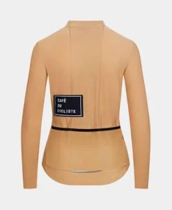Cafe Du Cycliste Women's Audrey Long Sleeve Jersey Beige
