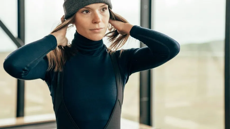 Cafe Du Cycliste Women's Camille Merino | Navy