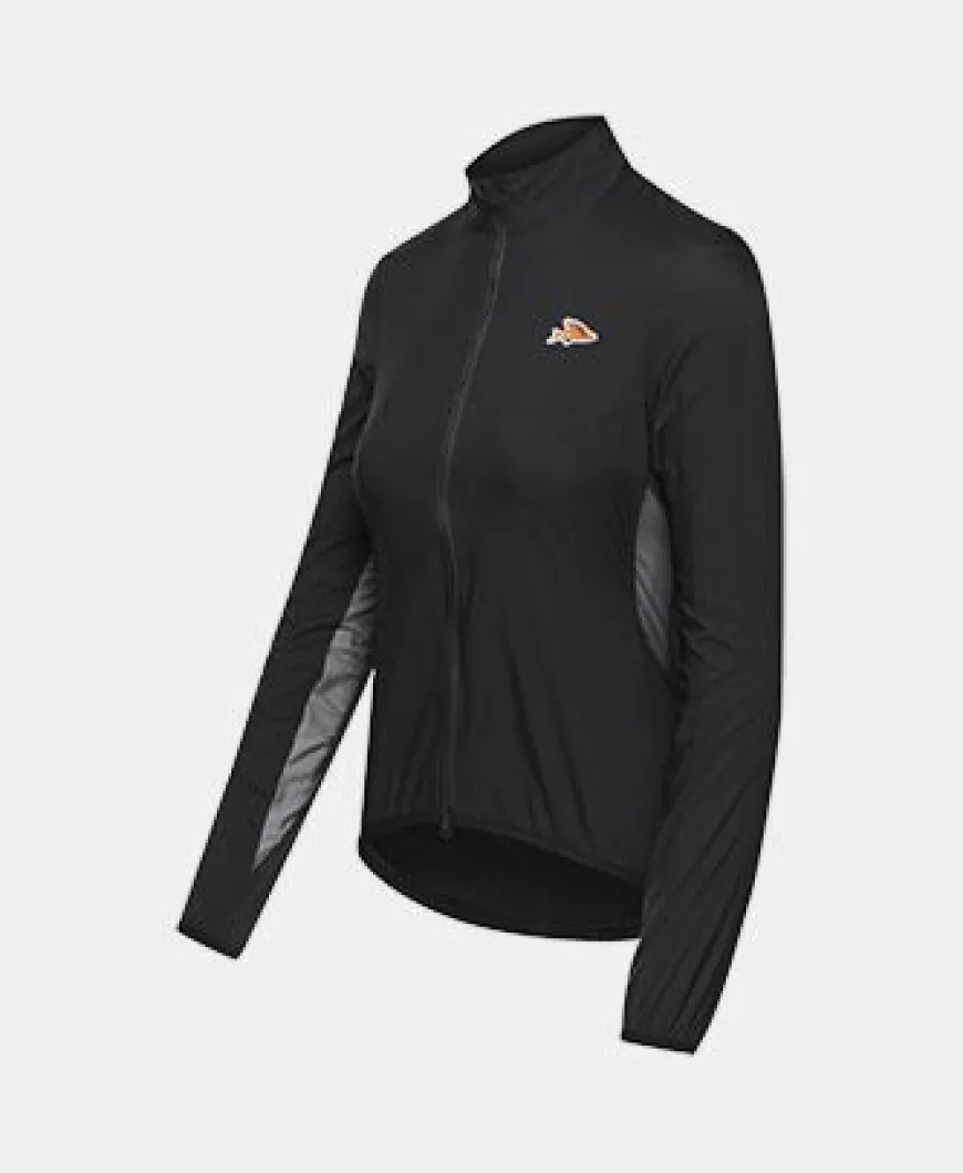 Cafe Du Cycliste Women's Edith Light Jacket Black