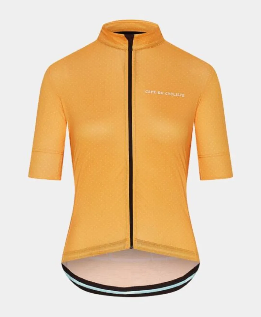 Cafe Du Cycliste Women's Fleurette Jersey Mango