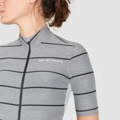Cafe Du Cycliste Women's Francine Jersey Heather Grey