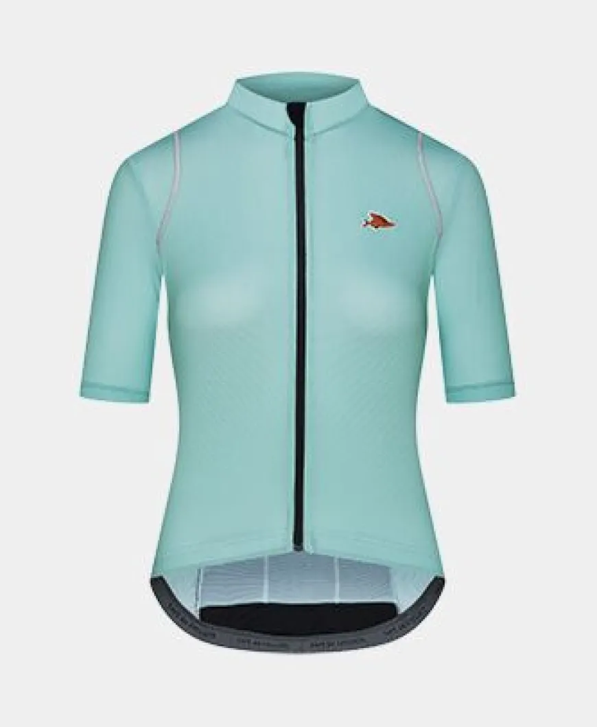 Cafe Du Cycliste Women's Mona Jersey Agave Green