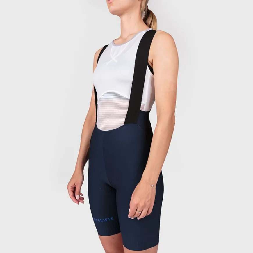 Cafe Du Cycliste Women's Marinette Bibshort Navy