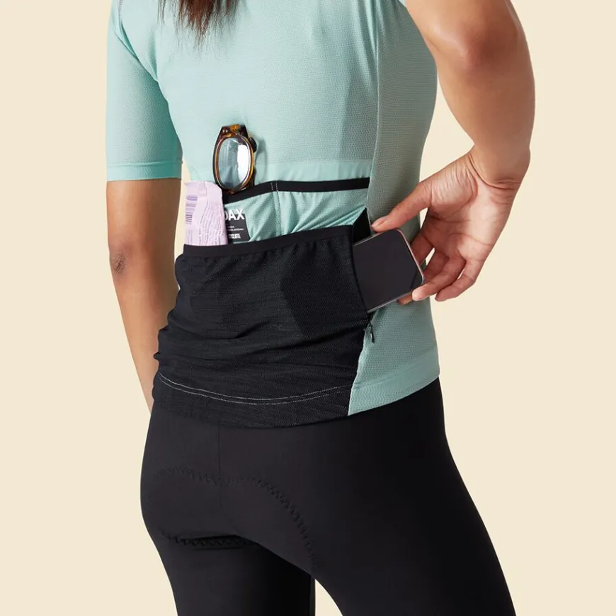 Cafe Du Cycliste Women's Mona Jersey Agave Green